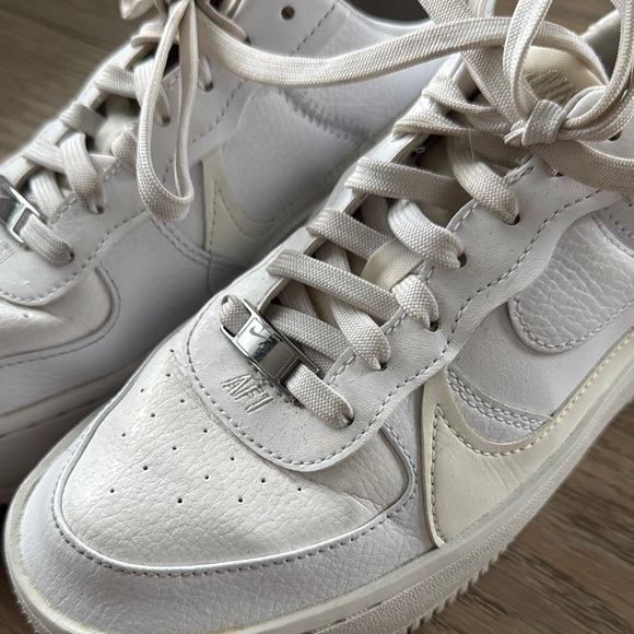 White Women's Nike Air Sneakers - Picture 5 of 9
